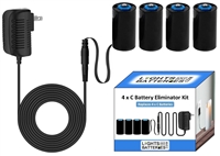4 x C Battery Eliminator Kit