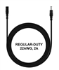 6.5-ft Power Extension Cable - REGULAR-DUTY - 22AWG - 2A -5.5mm x 2.1mm Barrel Connectors - Works with Battery Eliminator Kits