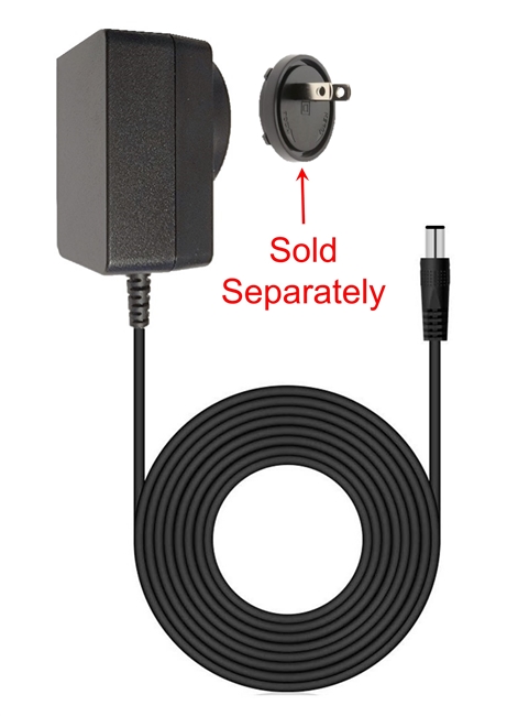 AC to DC Wall Power Adapter - Accepts Round Interchangeable Power Plugs ...