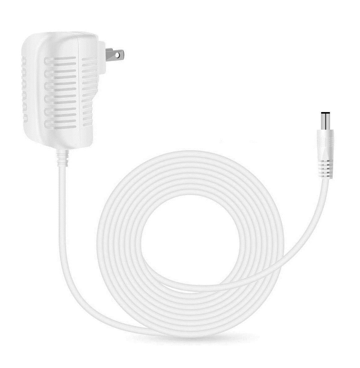 AC to DC Wall Power Adapter (White) - Accepts Square Interchangeable ...