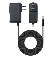 AC to DC Wall Power Adapter - MEDIUM-DUTY 2A OUTPUT - Slim-Line Profile - 100VAC-240VAC to 6VDC@2A - Works with Battery Eliminator Kits