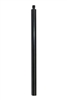 6" Long x 0.36" Diameter Black Extension Rod with Standard 1/4"-20 Tripod Screw Threads - Works with Solar Panels & Accessories