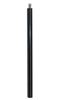 8" Long x 0.40" Diameter Black Extension Rod with Standard 1/4"-20 Tripod Screw Threads - Works with Solar Panels & Accessories