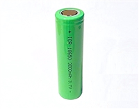 18650 Rechargeable Li-Ion Battery - 3.7V - 3,000mAh - Works with Rechargeable Solar Panels