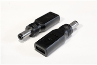 Connector Adapter - USB C Female Socket - 5.5mm x 2.1mm Male Barrel Plug