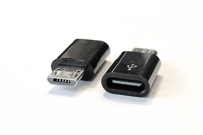 Connector Adapter - Micro-USB Male Plug - USB C Female Socket